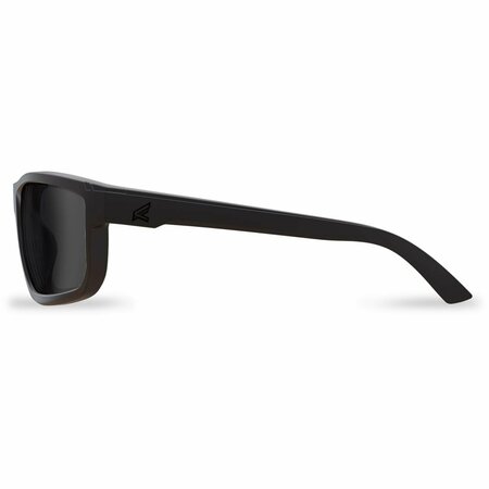 Edge Defiance Anti-Fog Polarized Wayfarer Safety Glasses Smoke Lens Black Frame 1 pk ZDF116VS-SL